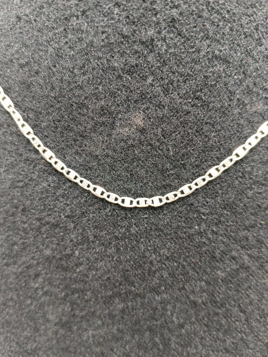 Collar tipo gussi PLATA 925 peso 3.5gr 45cm, usado