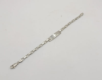 Pulsera infantil PLATA 925 peso 4.1gr, usado
