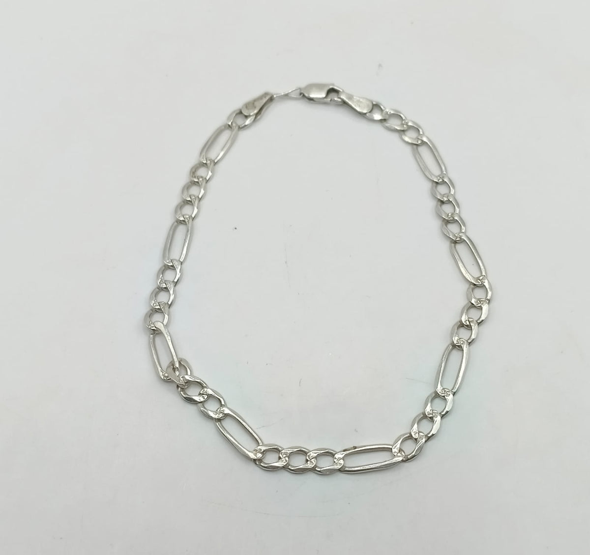 Pulsera eslabon 3x1 PLATA 925 peso 5.4gr