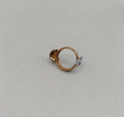 Anillo 4 tonos ORO 10k peso 2gr, usado