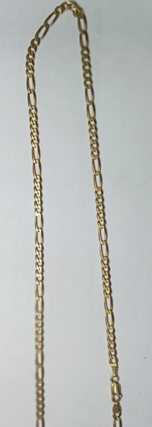 💎 Cadena Cartier Planchada en Oro 14k – Estilo Sofisticado con Brillo y Presencia 💎