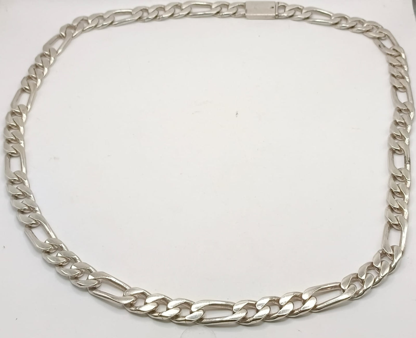 Cadena eslabon 3x1 PLATA 925 peso 143gr, usado