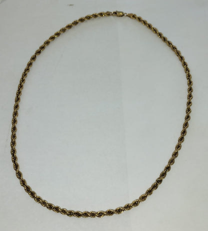 💛 CADENA DE ORO 10K – TIPO TORSAL – 9.10 g ✨