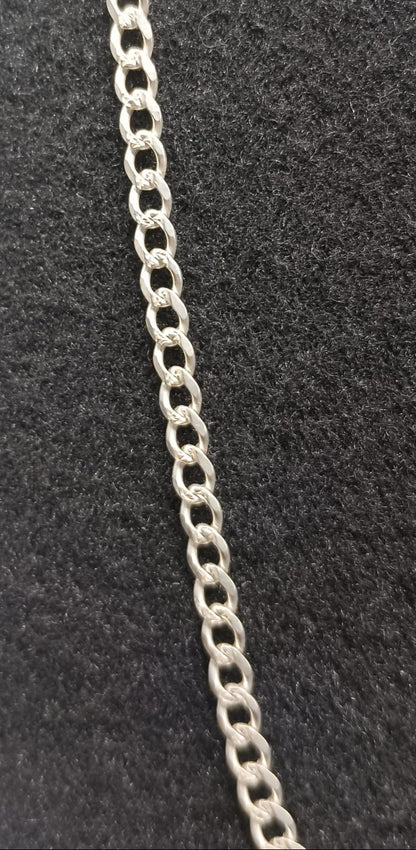 Cadena eslabon 1x1 PLATA 925 peso 14.5gr, usado