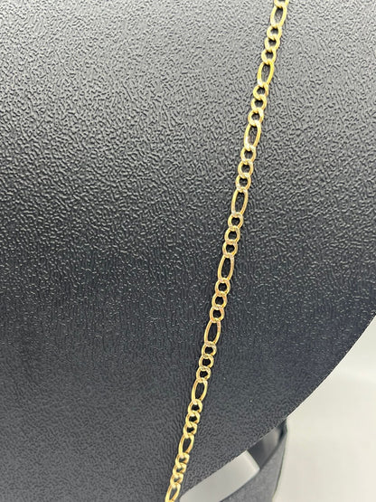 Cadena de oro 3 x 1 pesa 10.3 14k usada