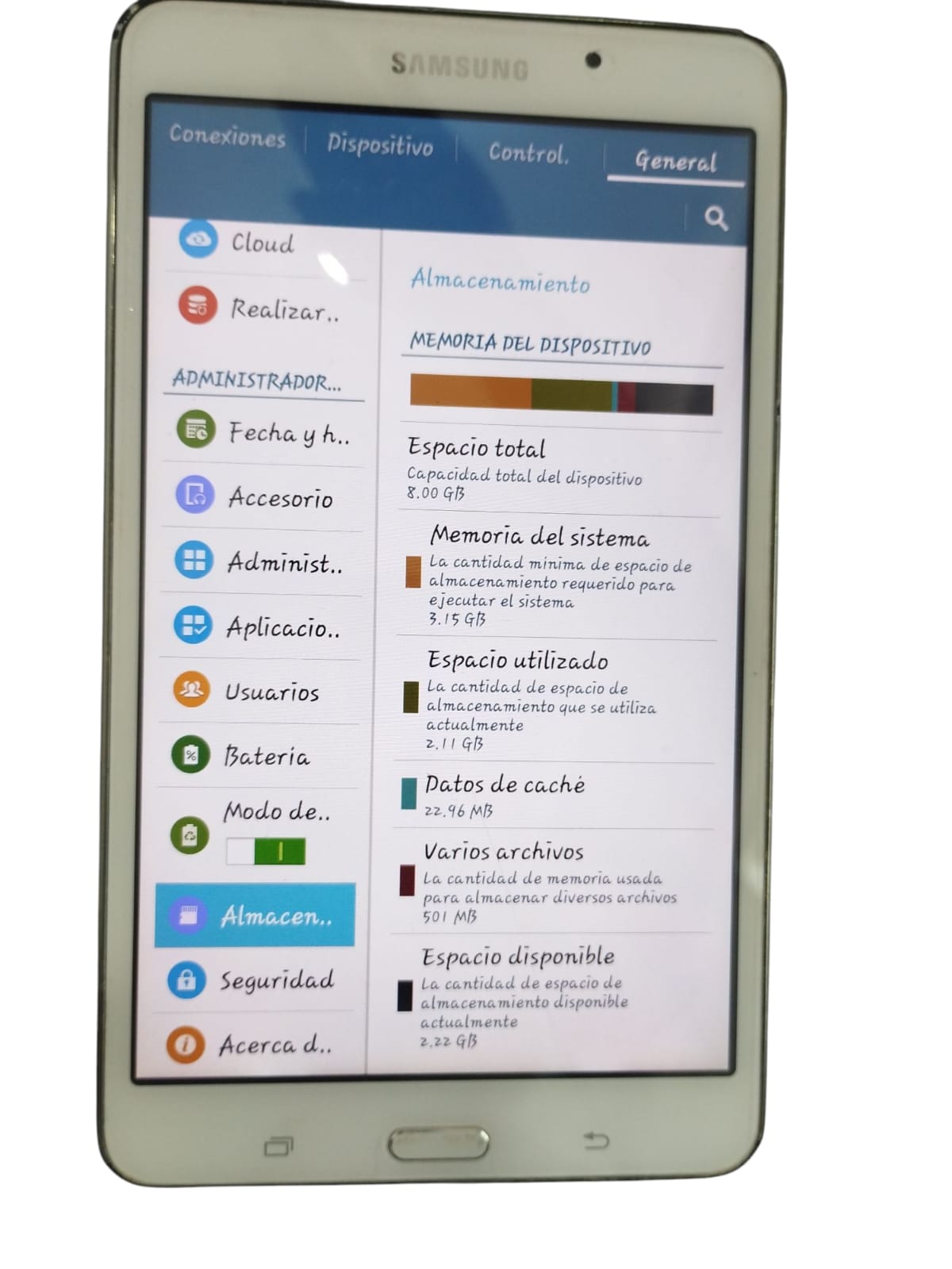 Tablet Samsung Galaxy Tab 4-USADA
