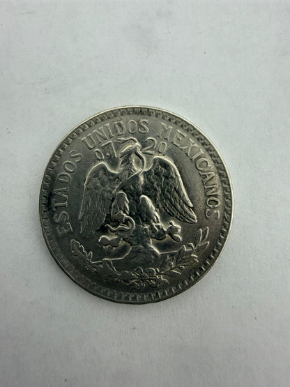 MONEDA DE PLATA .720 50 CENTAVOS (PRECIO SUJETO A CAMBIOS)