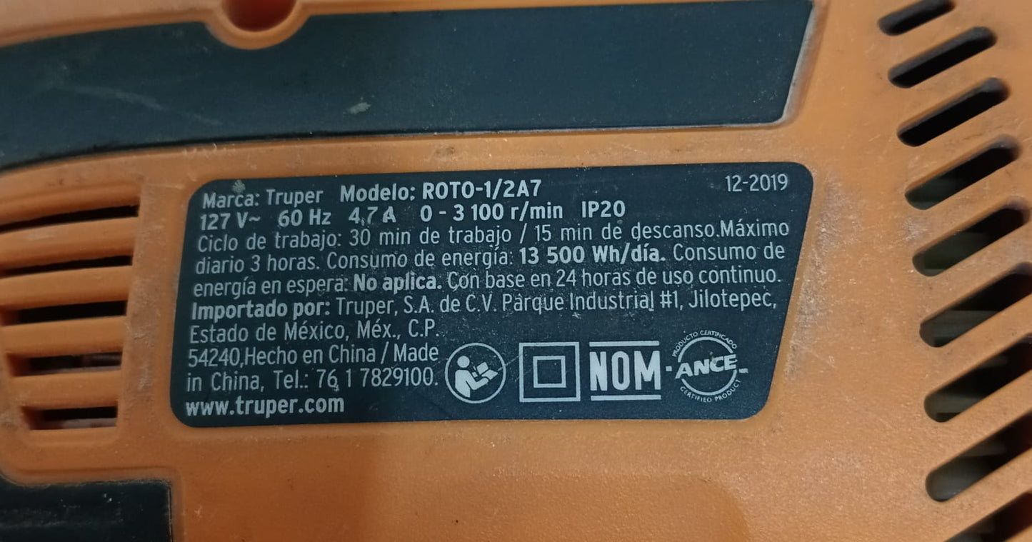 taladro TRUPER esma 7-4, usado