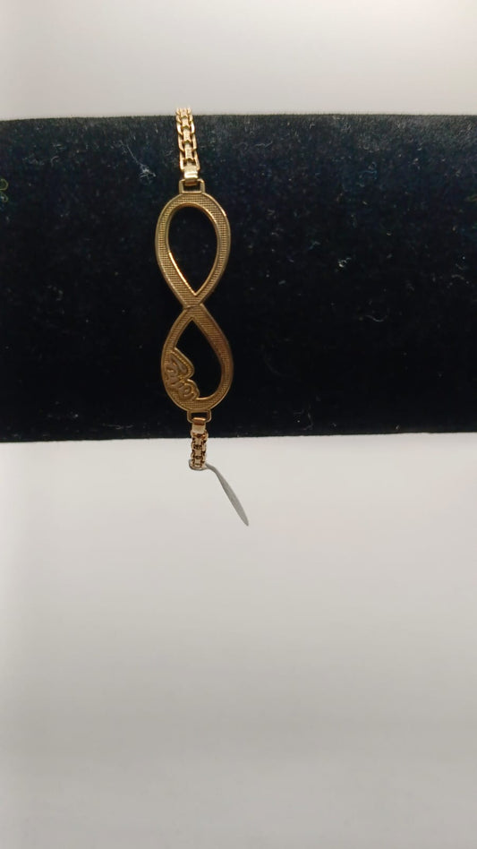pulsera imagen infinito ORO 10k 2.6 grs, usado