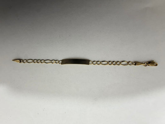 ESCLAVA PARA BEBE EN ORO DE 10K 2.2 GR 13 CM