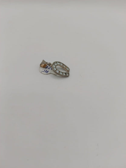 Dije herradura PLATA 925 peso 1.9gr, usado