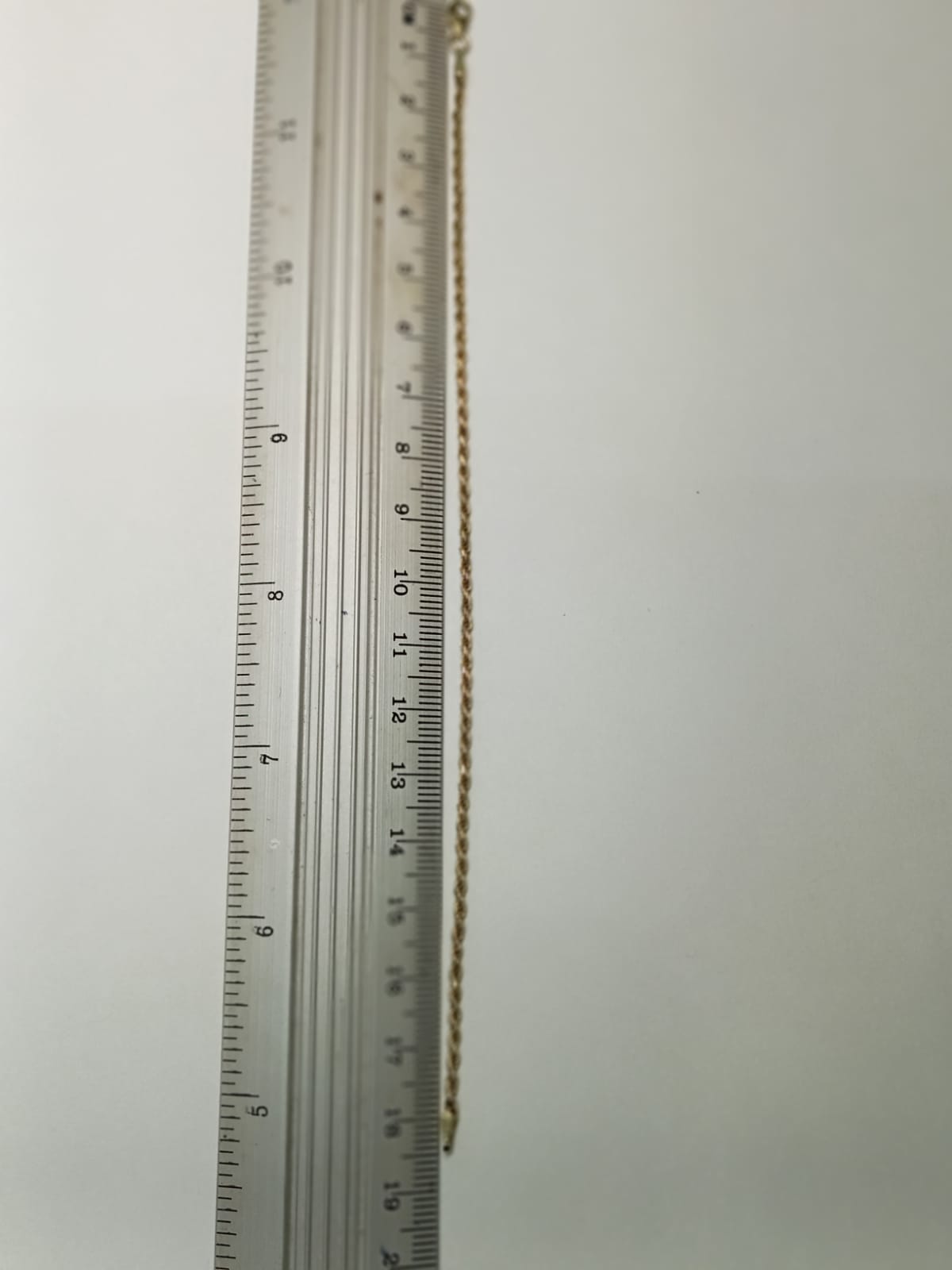 Pulsera de Oro 14K Diseño Tejido Torzal