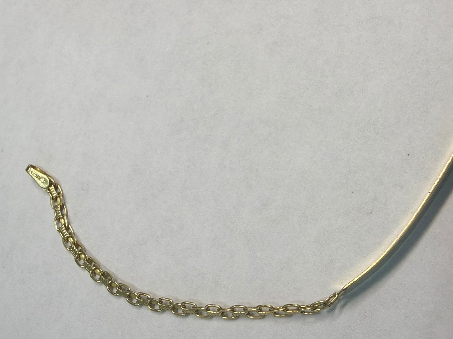 ESCLAVA EN ORO DE 14K 18 CM  2.8 GR