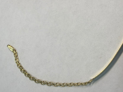 ESCLAVA EN ORO DE 14K 18 CM  2.8 GR