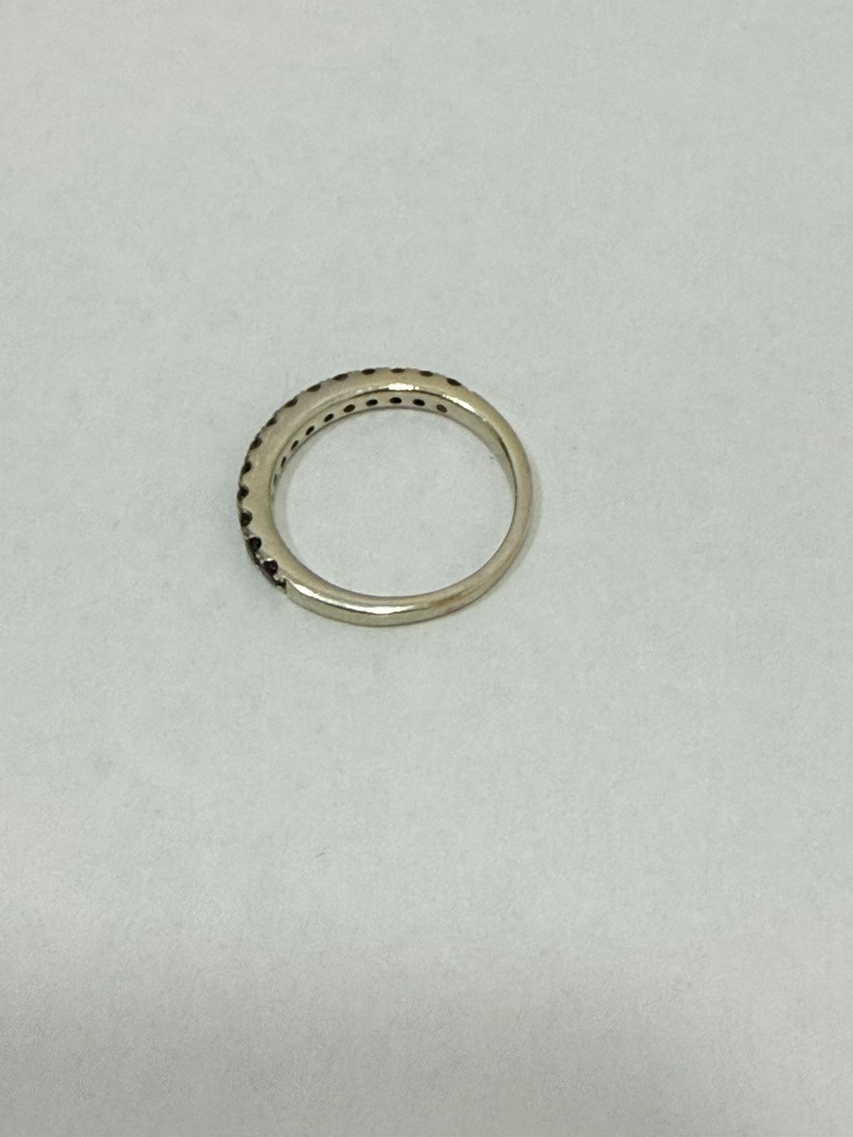 ANILLO CHURUMBELA EN ORO BLANCO DE 14K #6 2.2 GR