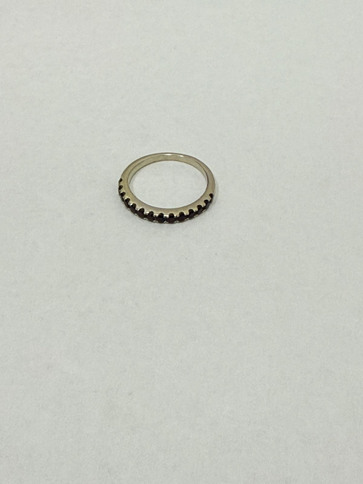 ANILLO CHURUMBELA EN ORO BLANCO DE 14K #6 2.2 GR