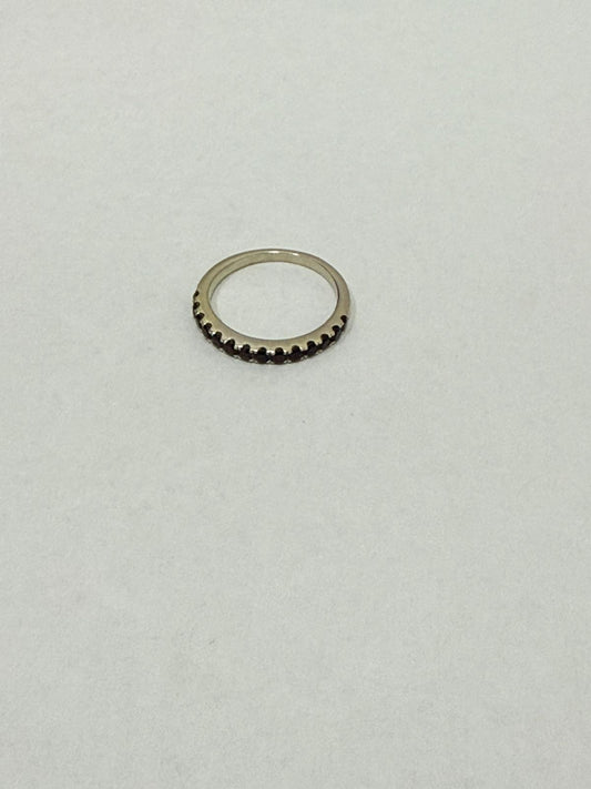 ANILLO CHURUMBELA EN ORO BLANCO DE 14K #6 2.2 GR