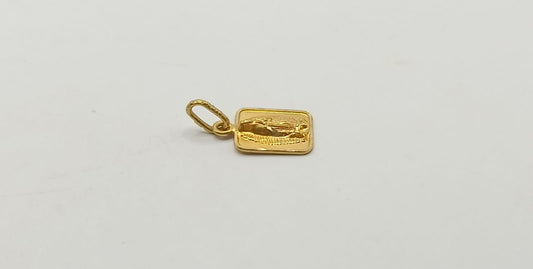 Dije religioso ORO 14k peso .8gr