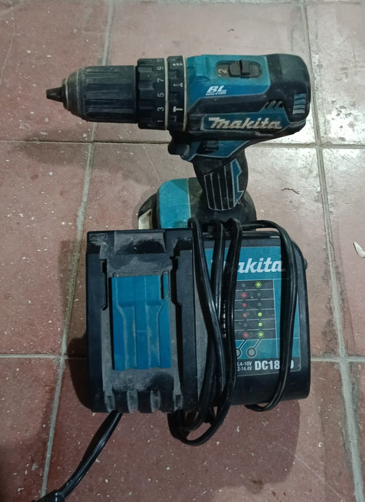 Taladro inalambrico MAKITA dhp485 con cargador, usado
