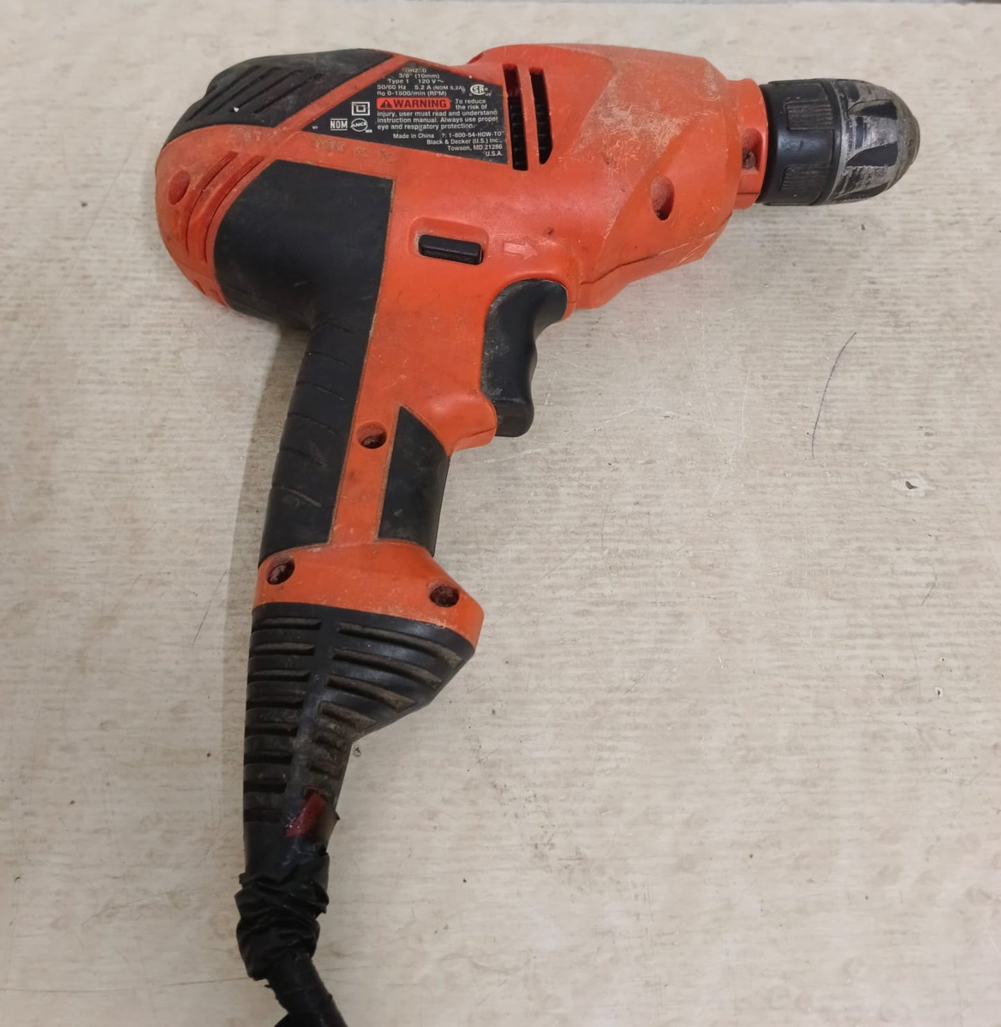 Taladro BLACK & DECKER drh280, usado