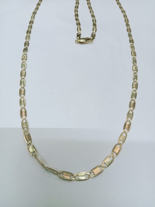 cadena de oro 10k - diseño gucci  mide 33cm