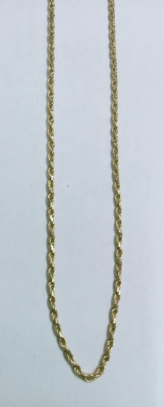 ✨ Cadena Torzal en Oro 10k – Brillo Clásico con Fuerza y Estilo ✨
