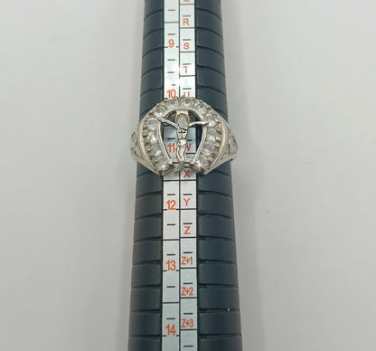 Anillo herradura PLATA 925 peso 5.9gr