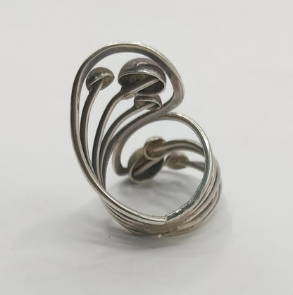 Anillo 6 bolas PLATA 925 peso 9.3gr
