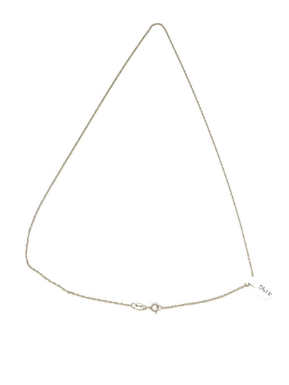Cadena tejido torzal de plata .925 pesa 2gr 27cm