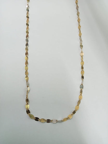 💫 Collar Tejido Moderno en Oro 10k – Estilo Contemporáneo con Brillo Atemporal 💫
