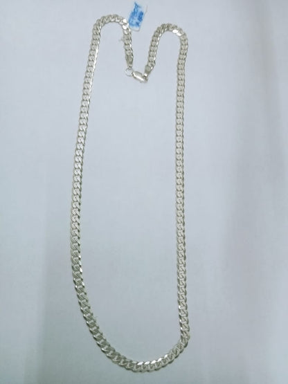 Cadena de Plata 925 con Diseño Planchado – 25 cm