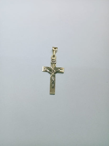 Dije de Oro 10K Diseño Cruz – Clásico y Elegante
