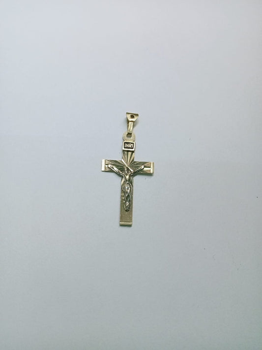 Dije de Oro 10K Diseño Cruz – Clásico y Elegante