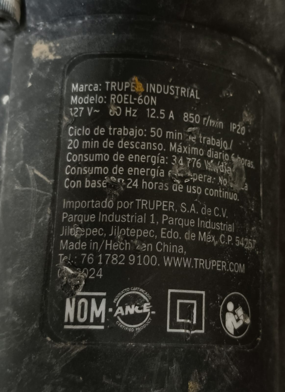 Rompedor TRUPER roel-60n, usado