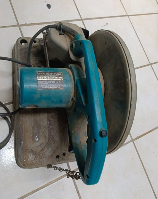 Cortadora de Metal Makita 2414nb con disco 14 pulgadas, uasdo