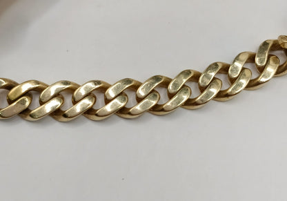 Pulsera con dije de san judas ORO 10k peso 13gr, usado