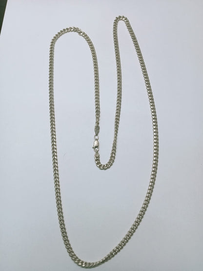 Cadena de Plata 925 Diseño Planchado – 37.5 cm Elegante y Moderna