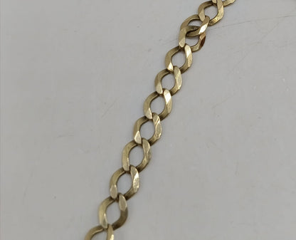 Esclava lisa ORO 10k peso 7.8gr 20cm, usado