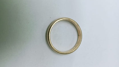 Argolla de Oro 14K — Diseño Liso ✨💍