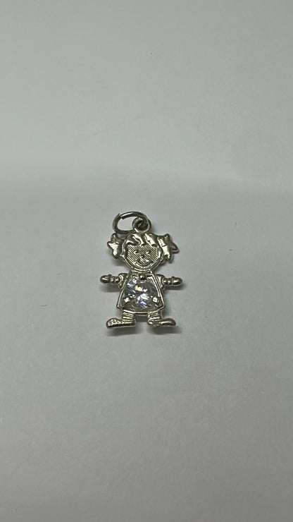 Dije niña plata .925 1.1gr
