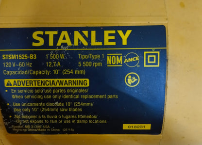 Sierra Ingletadora STANLEY stsm-4525l, usado