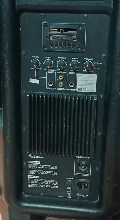 Bocina ampilficada STEREN baf-1545bt, usado