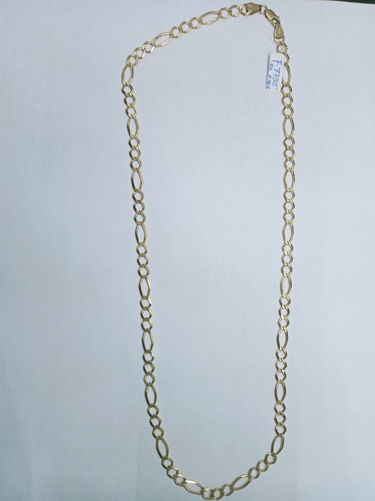 🔗 Cadena Fígaro en Oro 10k – Estilo Tradicional con Peso y Presencia 🔗