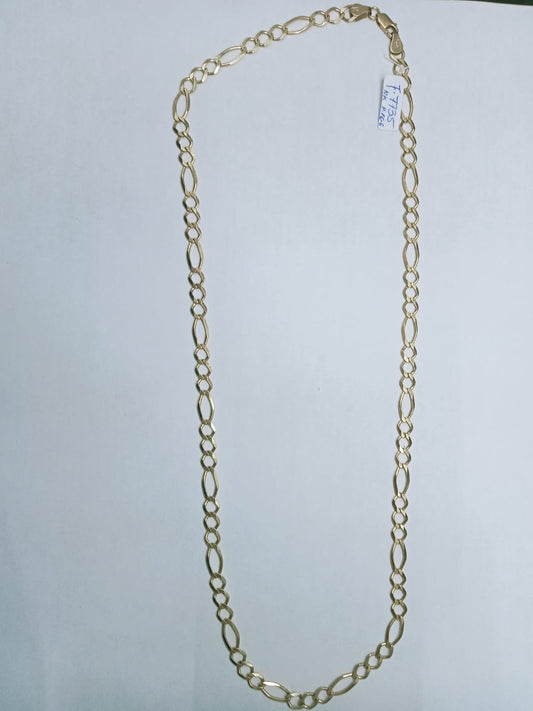 🔗 Cadena Fígaro en Oro 10k – Estilo Tradicional con Peso y Presencia 🔗