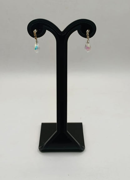 Aretes tornazol ORO 10k peso .9gr
