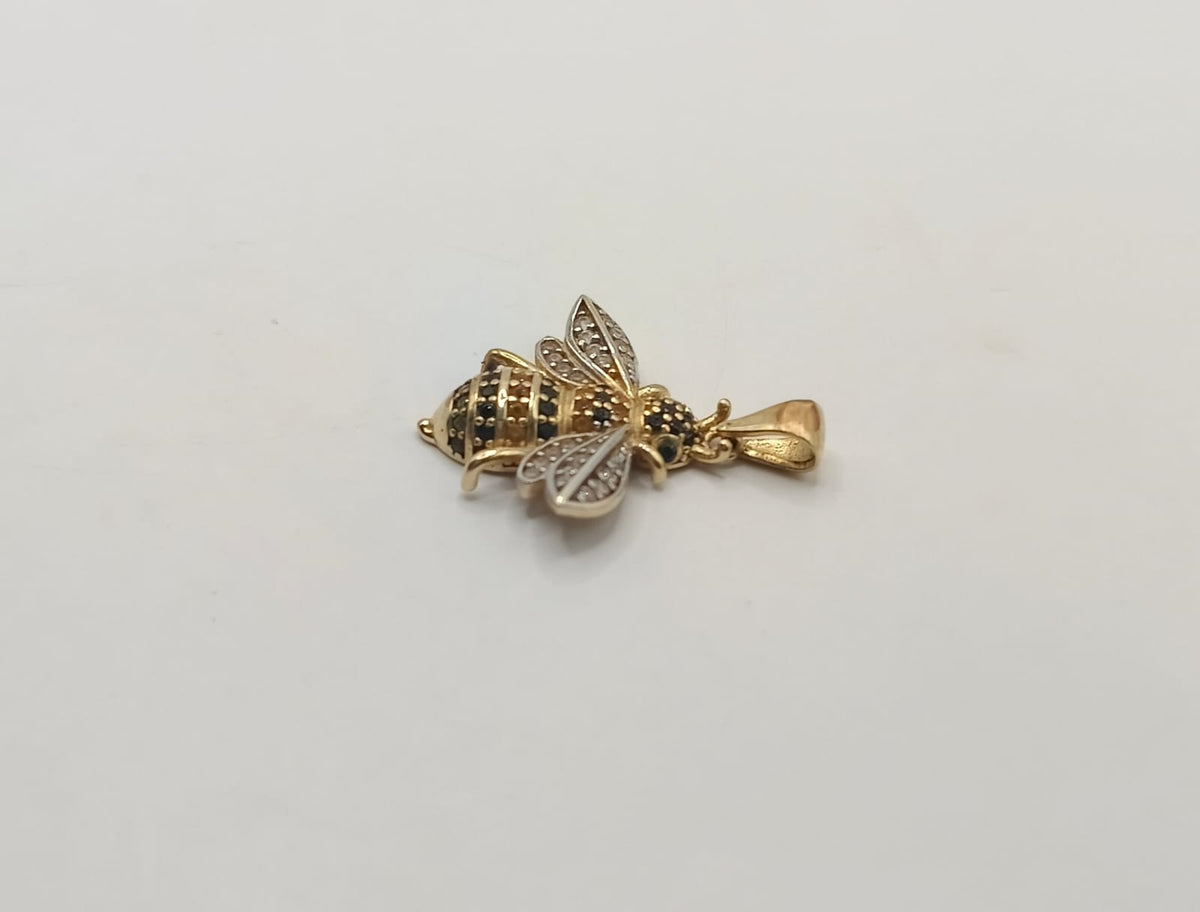 Dije de abeja ORO 10K peso 2.2gr