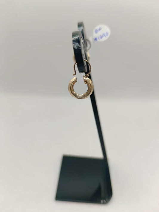 Arracada de ORO 8k peso .9gr, usado