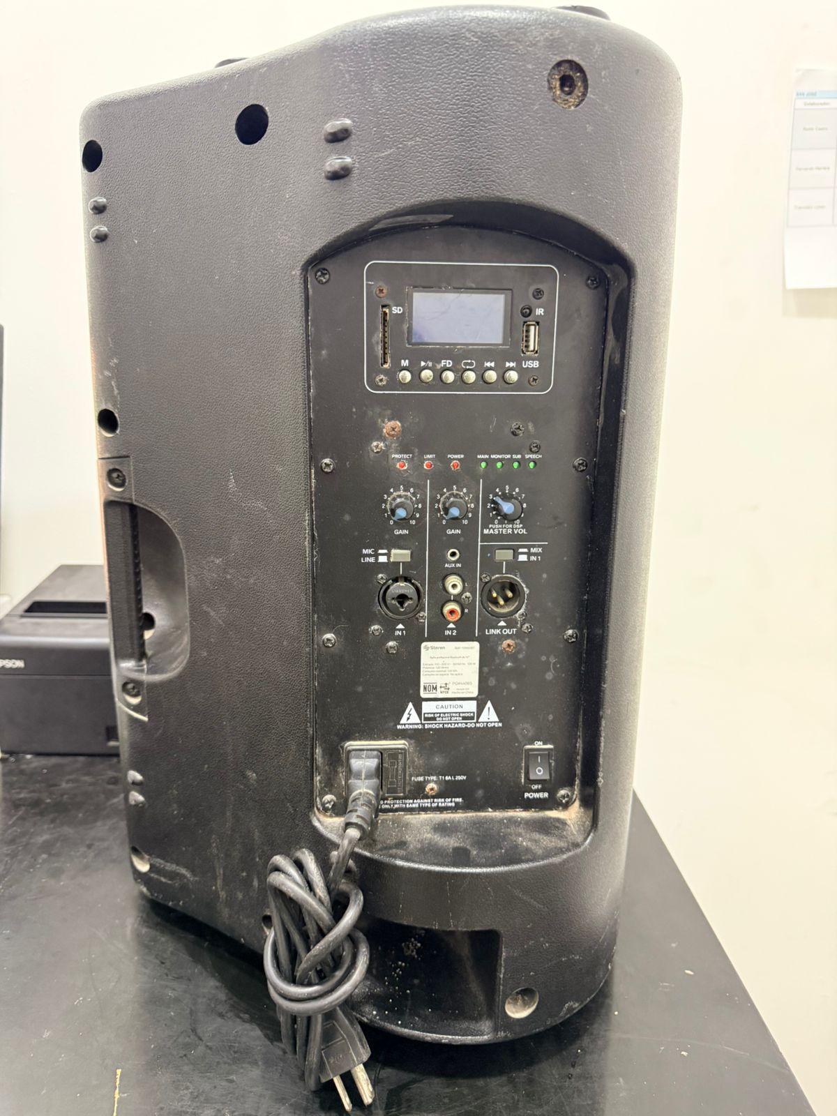 BOCINA STEREN 10"-USADO