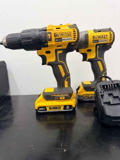 KIT DE TALADRO Y ATORNILLADOR DEWALT-USADO