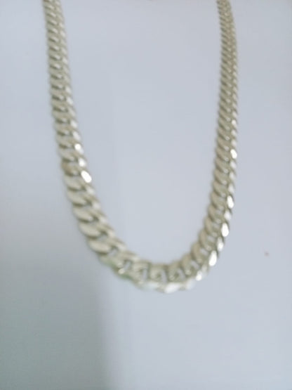 Cadena de Plata Diseño Planchado – 60.1 g